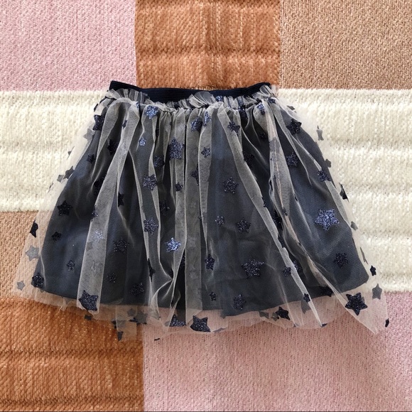 Zara Other - NWT Zara | Baby Girl Navy Star Tulle Skirt 12-18